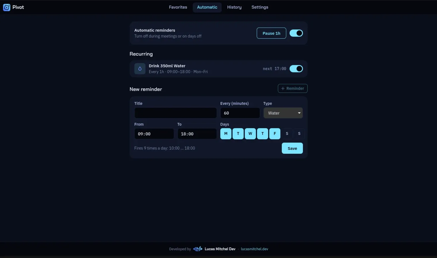 Pivot — screenshot 3