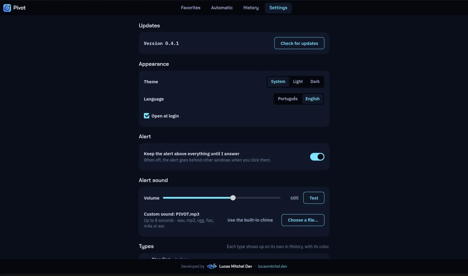 Pivot — screenshot 5